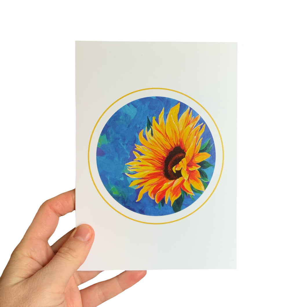 A Sunflower For Her card