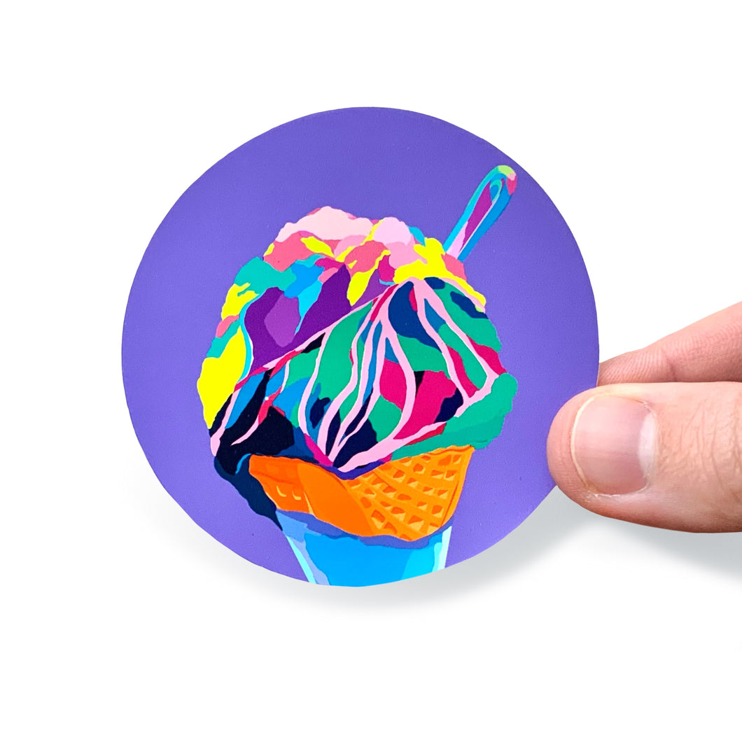Ice Cream Team sticker